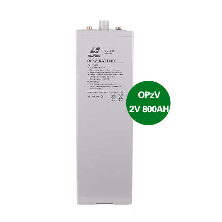 HIZN OPZV 2V 800AH Long Cycle Life Free Maintenance Lead Acid Battery for Solar Energy Storage and UPS Systems