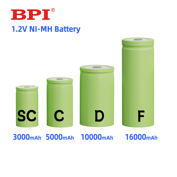 Rechargeable Nickel Metal Hydride (Ni-MH) AA Battery Pack 800mAh-3000mAh Medical Anesthesia Devices Flashlight Power Supply BPI