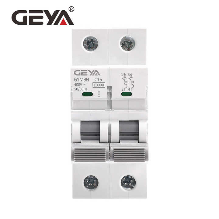 NEW GEYA GYM9H 10kA High Breaking Capacity Electric Circuit Breaker Smart MCB for Energy Storage Systems China Manufacturer
