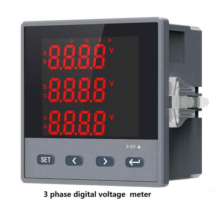 GEYA GY500-3E4 Three Phase Multi-Function Digital Programmable Smart Electric DC Energy Power Meter with RS485 AC 220V