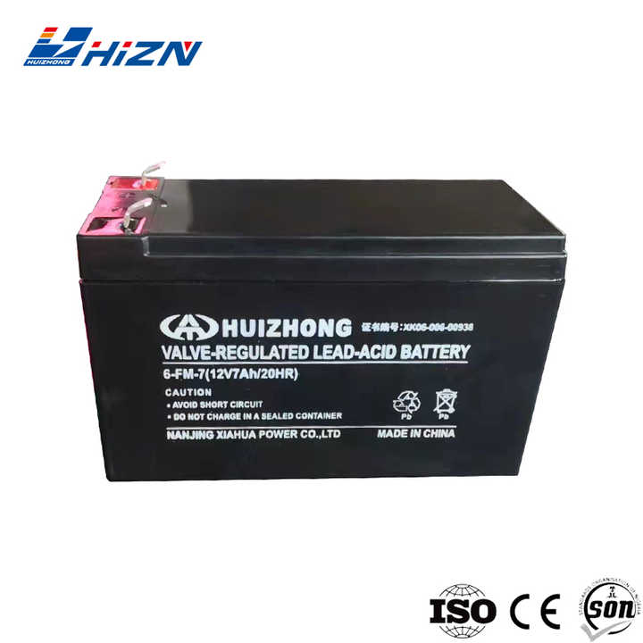 Hizn Solar System Batteries AGM 12V 7AH Long Cycle Life for Home Energy Storage Systems
