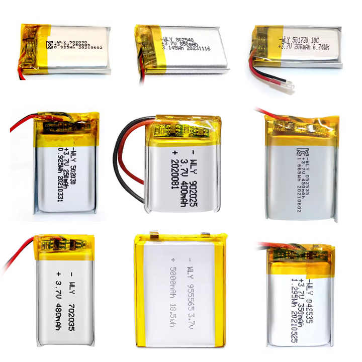 3.7V 200mAh Mini Li-Po Battery 051535 for Rechargeable Speakers and Consumer Electronics