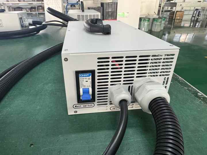 48V 60A 3kW Single Phase 3 Wire Lithium Battery Charger for Forklift AGV Industrial Applications BSM
