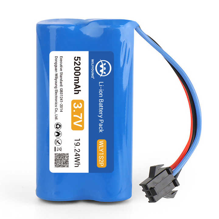 Rechargeable 18650 Lithium-ion Battery Pack 3.7V 5200mAh Solar Energy Storage System for Electric Vehicles Wiliyoung