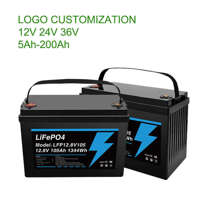 ADF Lifepo4 12V 100Ah 200Ah 300Ah 400Ah Deep Cycle Solar Battery for RV Campers Energy Storage System