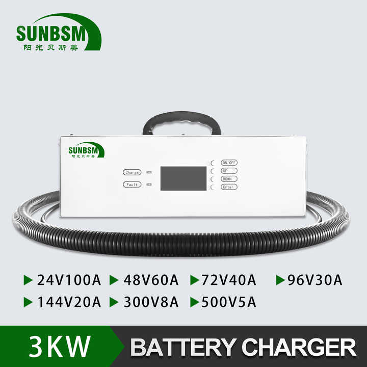 72V 100V 40A Adjustable Lithium Battery Charger High-Power Smart Charging for Electric Vehicles Scooters and Energy Storage Systems BSM