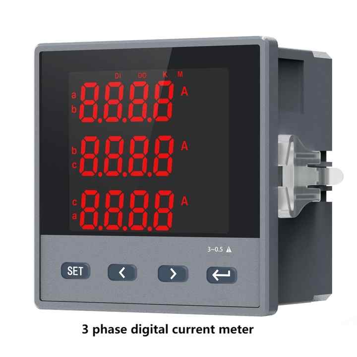 GEYA GY500-3E4 Three Phase Multi-Function Digital Programmable Smart Electric DC Energy Power Meter with RS485 AC 220V