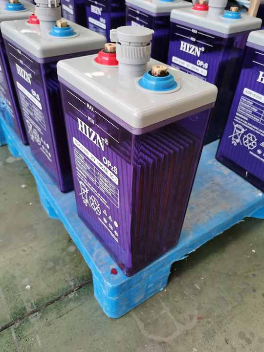 Deep Cycle Tubular 2V 300Ah Rechargeable OPzS Lead Acid Battery Flooded High Capacity Long Life Solar Energy Storage Telecom Power Supply HUIZHONG