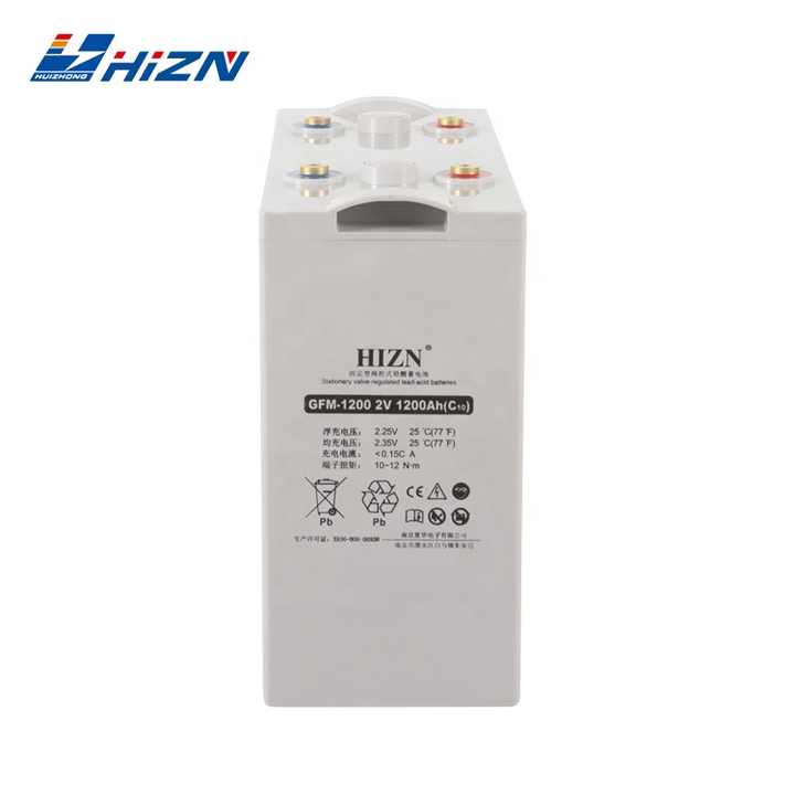 HIZN Lead Acid AGM 2V 1200AH Battery Deep Cycle Long Life Solar Storage System