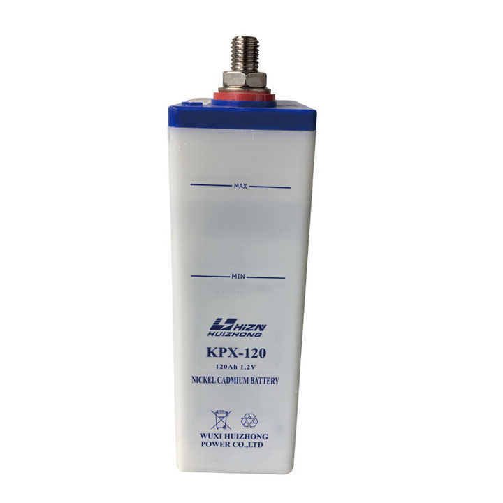 KPX120Ah Ni-Cd Battery Ultra High Discharge Rate for Engine Start Solar Energy Storage Systems HIZN