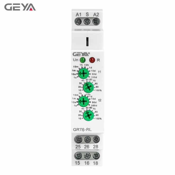 GEYA GRT6-RL A230 Right-Left Time Relay 220V Inverse Voltage Protection Relay for Industrial Automation Systems GEYA