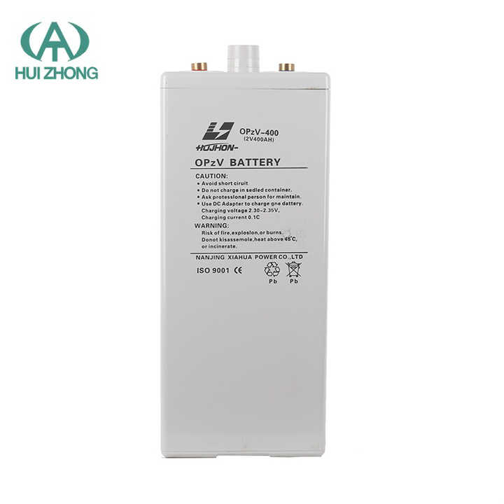 OPZV 2V 400AH Solar Battery Long Cycle Life Free Maintenance for Home Energy Storage Systems HIZN