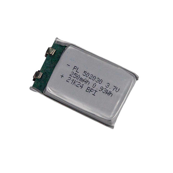 3.7V 502030 250mAh Rechargeable Lithium Ion Polymer Battery Pack High Rate for Consumer Electronics Power Tools Toys BPI