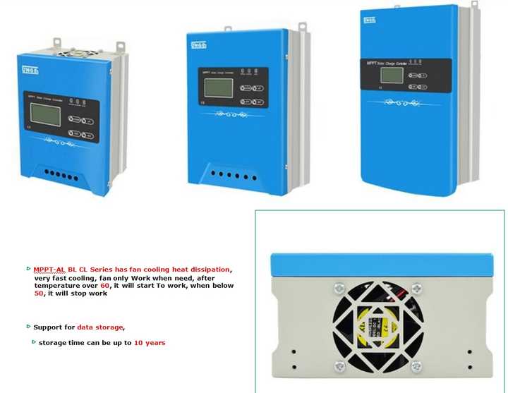 Solar Charge Controller 60A MPPT 12V 24V 48V 96V for Home Solar Systems JNGE