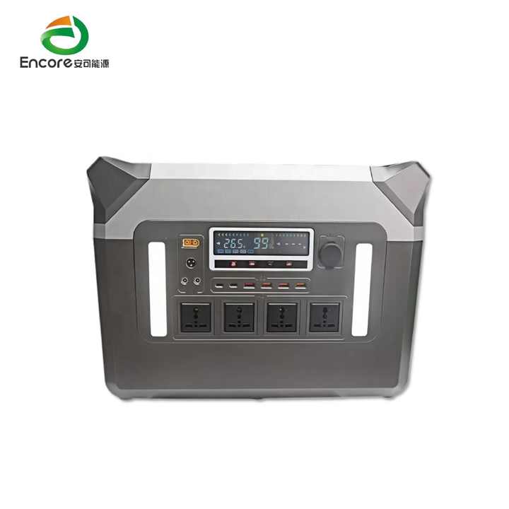 Portable Power Station 24V 95Ah LiFePO4 Battery 3000W Solar Energy Storage for Outdoor RV Camping Encore