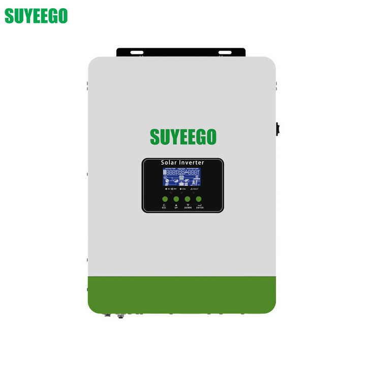 Solar Hybrid Inverter 2200VA 3200VA 12V 24V 220V Pure Sine Wave Off-Grid System for Home Energy Storage SUYEEGO