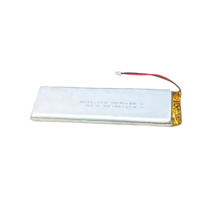 Rechargeable 3.7V 2500mAh Li-ion Pouch Battery 7030100 for Pen Lighting, Toys, and Consumer Electronics | Encore Energy