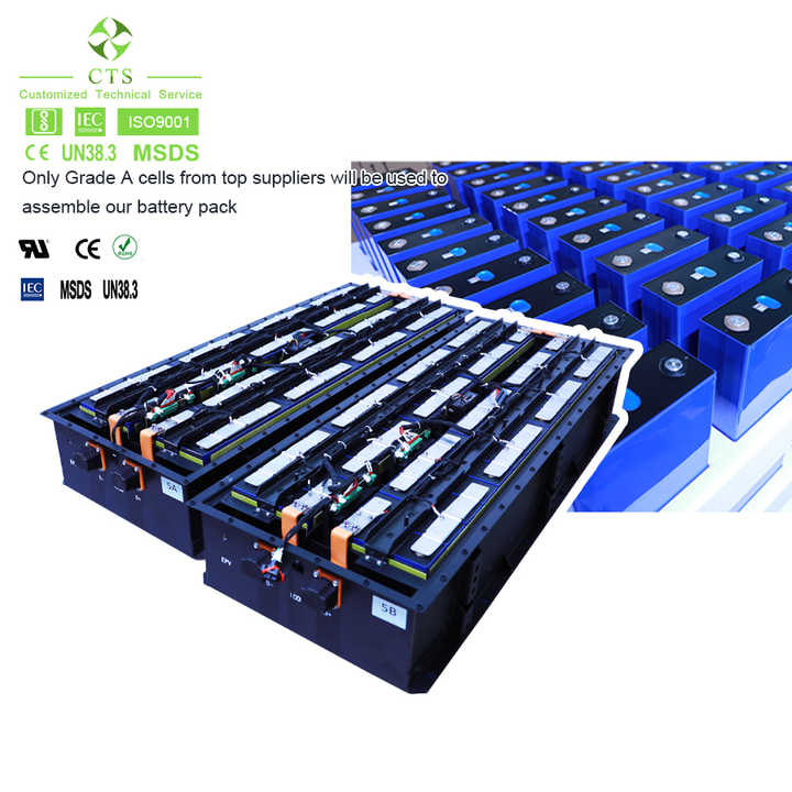 Lithium Ion Battery Pack 96V 144V 100Ah 200Ah 300Ah High-Capacity Long Cycle Life for Electric Vehicles EV Boats Golf Carts CTS