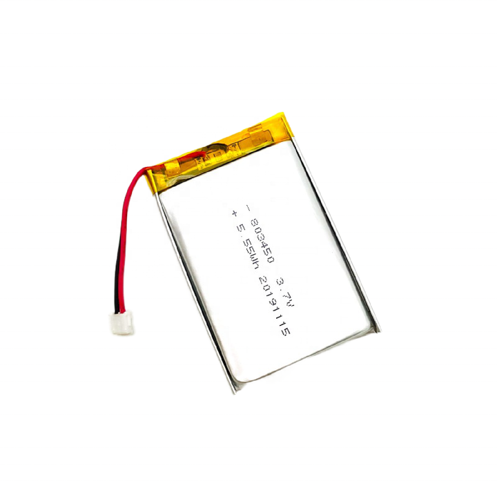 Lithium Polymer Battery 803450 1500mAh 3.7V High-Capacity Rechargeable Li-ion Pouch Cell for Portable Speakers Encore