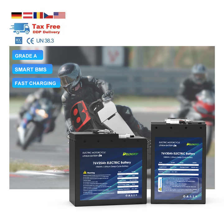 Genuine Quality 60V LiFePO4 Battery Pack 20Ah/30Ah/50Ah High-Capacity Long Cycle Life for E-Scooters Motorcycles DELONG