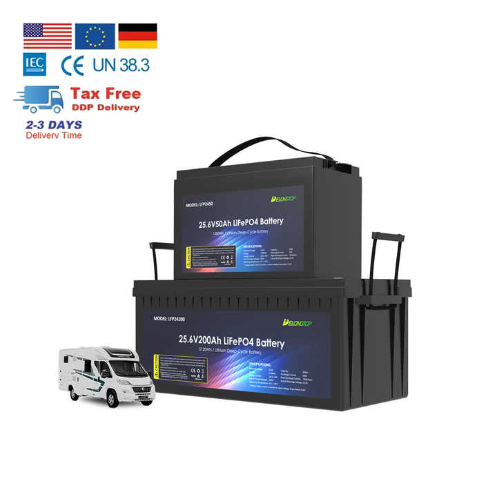 Wholesale 24V 100Ah 150Ah 200Ah 280Ah 300Ah 400Ah 600Ah Solar RV Lithium Ion LiFePO4 Battery Pack with BMS for Solar Energy Storage Systems and Electric Vehicles