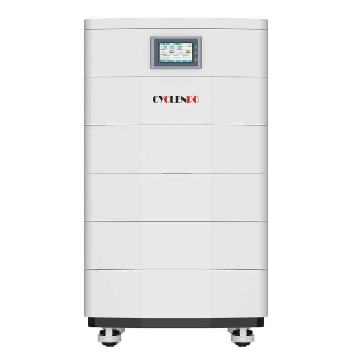 20.48kwh-51.2kwh Household Stacked Lithium Battery LiFePO4 Off-Grid Hybrid Energy Storage System Cyclenpo