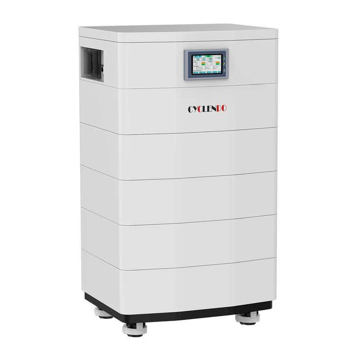 20.48kwh-51.2kwh Household Stacked Lithium Battery LiFePO4 Off-Grid Hybrid Energy Storage System Cyclenpo