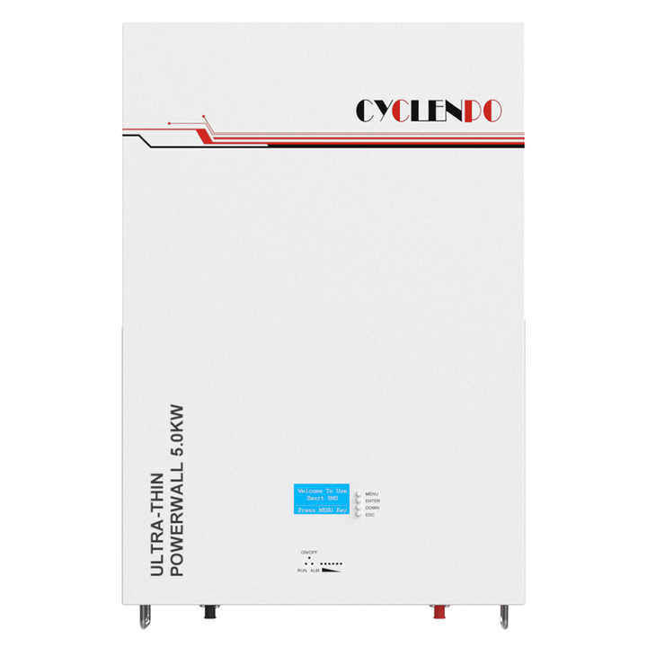Factory Ultra-thin 48V 100Ah LiFePO4 Battery for Solar Home Energy Storage Systems Cyclenpo