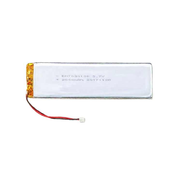 Rechargeable 3.7V 2500mAh Li-ion Pouch Battery 7030100 for Pen Lighting, Toys, and Consumer Electronics | Encore Energy