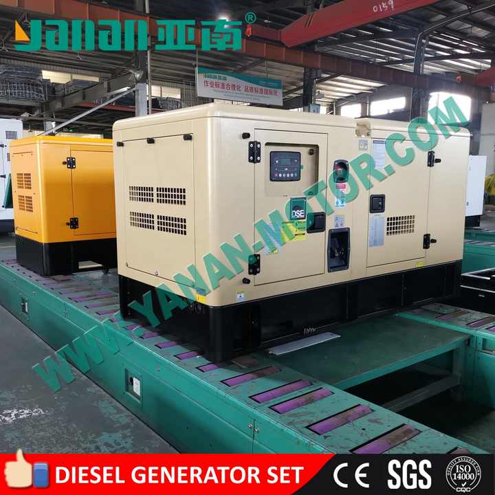 Diesel Generator 30KVA 24KW 110-480V 50Hz 1500RPM Yanan