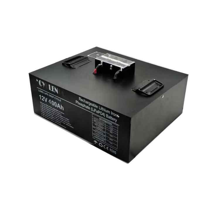 Deep Cycle Lithium LiFePO4 Battery 12V 400Ah Solar Energy Storage System for Renewable Power Solutions Cyclenpo
