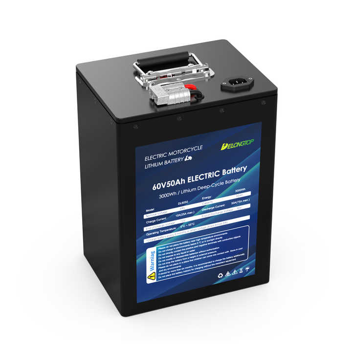 60V LiFePO4 Battery 20Ah 30Ah High Cycle Life for Electric Scooters Motorcycles DELONG
