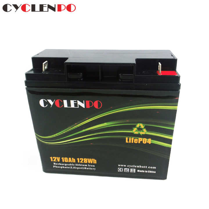 Lifepo4 12v 10ah Lithium Ion Battery with BMS 5-Year Warranty 3000 Cycles for Small Electrical Tools Emergency Lighting