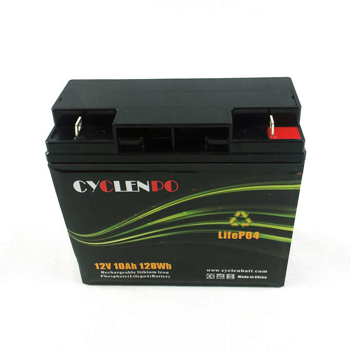 Lifepo4 12v 10ah Lithium Ion Battery with BMS 5-Year Warranty 3000 Cycles for Small Electrical Tools Emergency Lighting