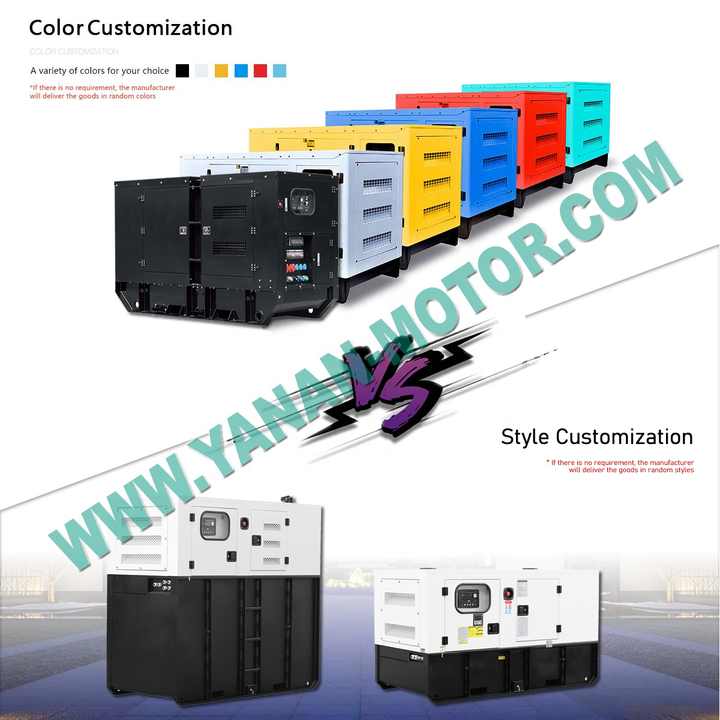 3000kW Silent Diesel Generator 3kW with VOLVO Engine 30kW Three Phase Power Supply YANAN