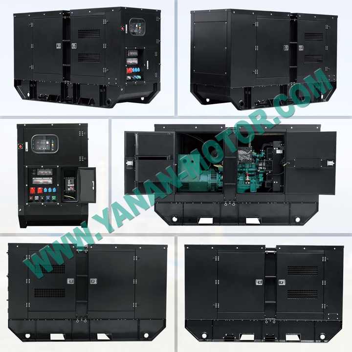 30kW Silent Diesel Generator Set Three Phase Power Supply for Industrial Backup Energy YANAN
