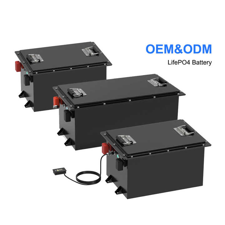 38.4V 105Ah LiFePO4 Battery High Cycle Life 6500 Cycles for Golf Cart Solar Energy Storage System DELONG