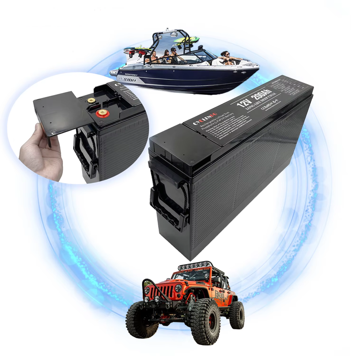 LiFePO4 12V 200Ah Solar Battery Deep Cycle 4000 Cycles Off-Grid Solar System Boat RV Power Storage Cyclenpo