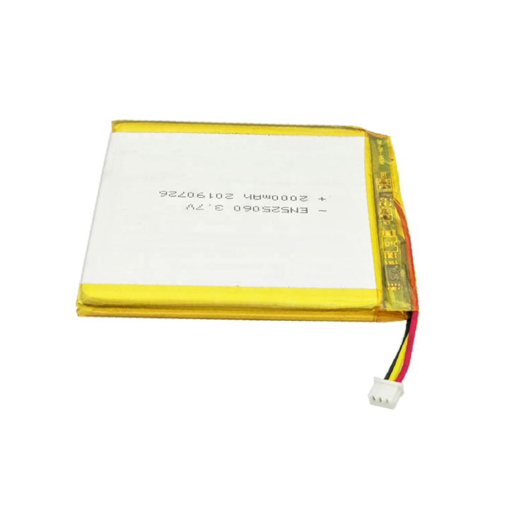 Rechargeable Li-Ion Battery Pack 525060 3.7V 2000mAh High-Capacity Long Cycle Life for Medical Devices and Electronic Equipment Encore