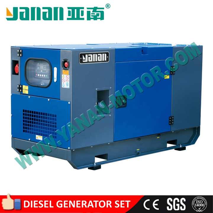 Gasoline Power Generator 100kw-600kw 440V/220V Silent Type with Auto Start and Remote Control Yanan
