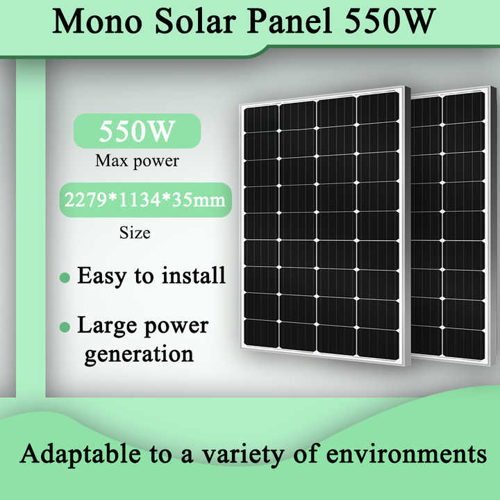 5.5kW Off-Grid Solar Power System with 60A MPPT Controller 550W Monocrystalline Panel for Residential Home Energy Storage SUYEEGO