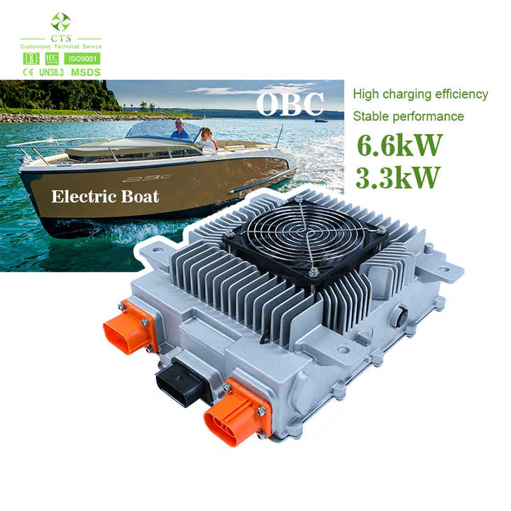 On-Board Charger (OBC) 3.3 kW 6.6 kW 11 kW 20 kW 48 V to 600 V AC DC for EV Applications IP67 Air/Liquid Cooling 90~264VAC Input CAN Communication CTS Battery