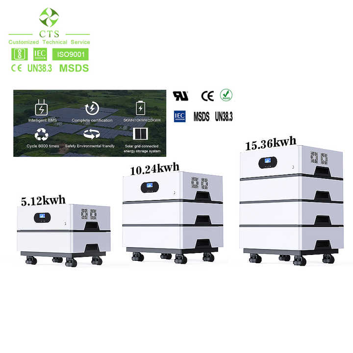 All-in-one 20kwh 30kwh LiFePo4 Battery System with 3kw 5kw Off-grid Inverter for Renewable Energy Storage Parallel Rack Mount CTS lithium battery