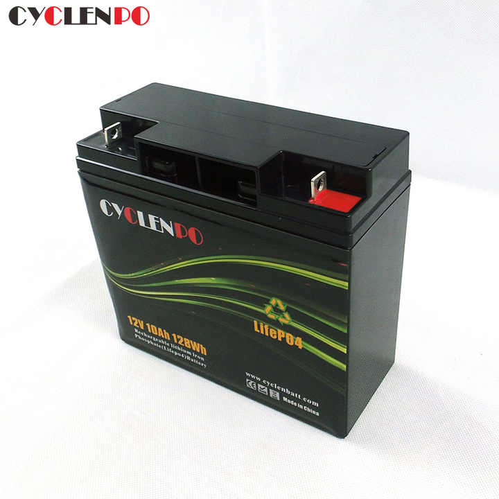 Lifepo4 12v 10ah Lithium Ion Battery with BMS 5-Year Warranty 3000 Cycles for Small Electrical Tools Emergency Lighting