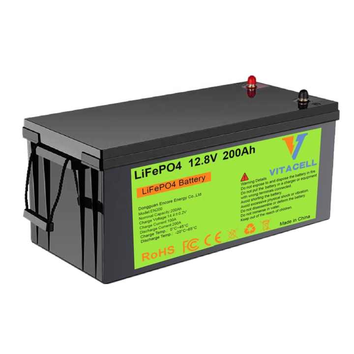 Lithium Ion Battery Pack LiFePO4 12V 24V 100Ah 200Ah 300Ah Solar Energy Storage UPS Golf Cart Battery Encore Wholesale