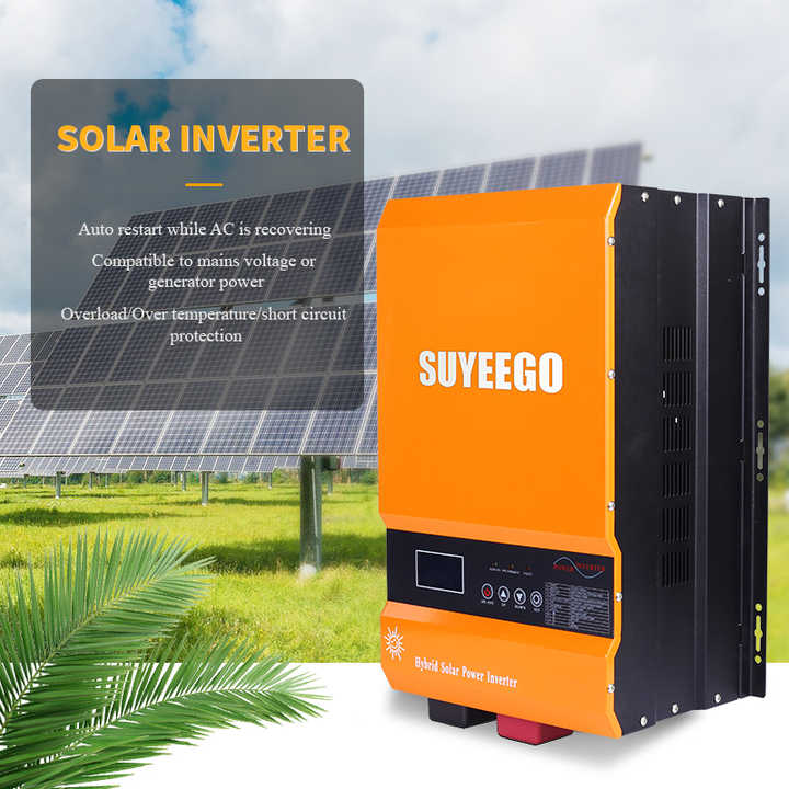 Suyeego Off-Grid Solar Hybrid Inverter 1KW-12KW Low Frequency MPPT Pure Sine Wave Inverter for Off-Grid Solar Systems
