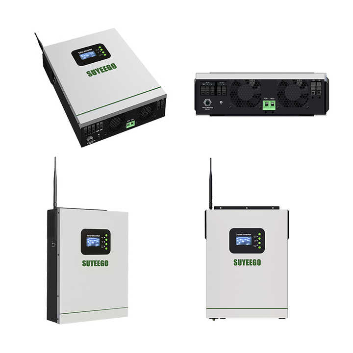 Hybrid Solar Inverter 3500W 5000W 24V MPPT 110V 120V for Solar System Pure Sine Wave SUYEEGO