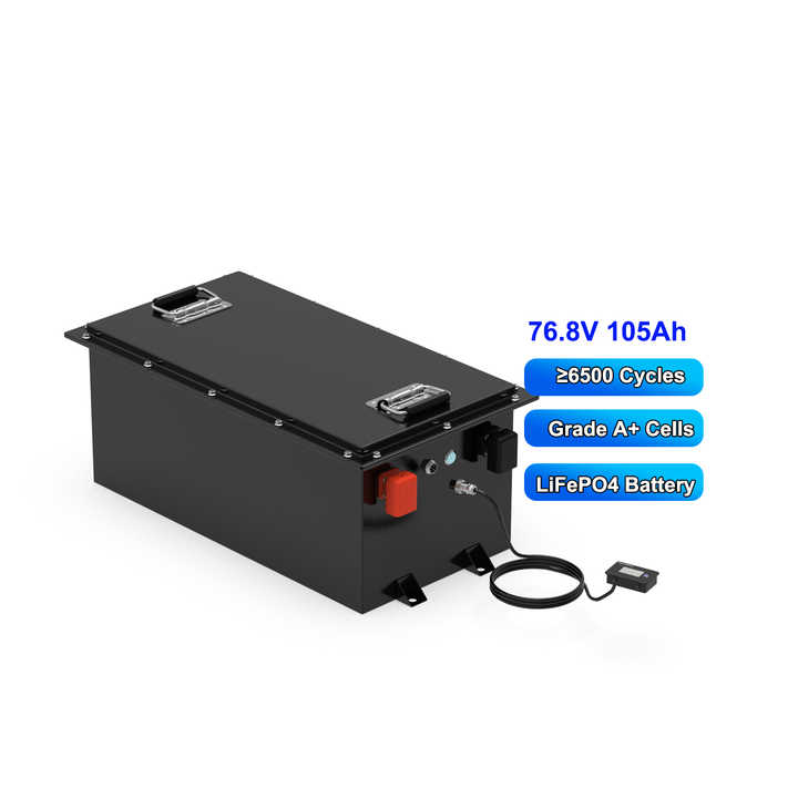 76.8V LiFePO4 Golf Cart Battery Pack Fast Charging 105Ah 120Ah 200Ah Deep Cycle Long Lifespan for Electric Vehicles DELONG