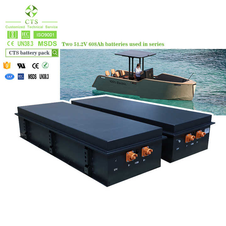 Lithium Ion Battery Pack 96V 144V 100Ah 200Ah 300Ah High-Capacity Long Cycle Life for Electric Vehicles EV Boats Golf Carts CTS