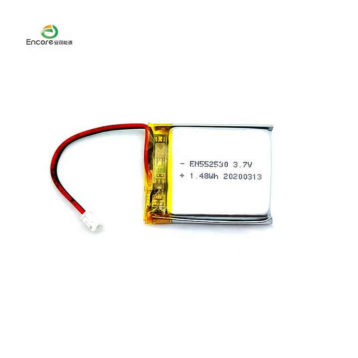 552530 400mAh 3.7V Lithium Ion Battery Pack Rechargeable for Smart Home & 3C Digital Applications Encore